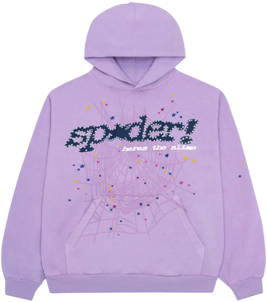 *Sp5der Açaí Hoodie 'Purple'