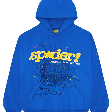 *Sp5der Hoodie 'TC Blue'