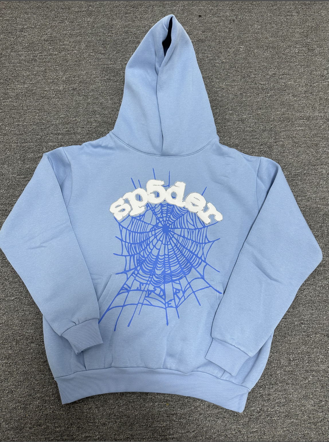 *Sp5der Web Hoodie 'Sky Blue'